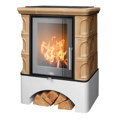 Kachlová kamna ABX Iberia exklusive Tabakbraun